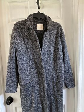 Lucky Brand Long Gray Sweater  Jacket